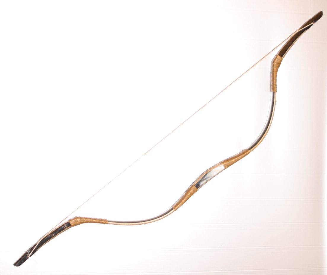 traditional recurve bow and arrow