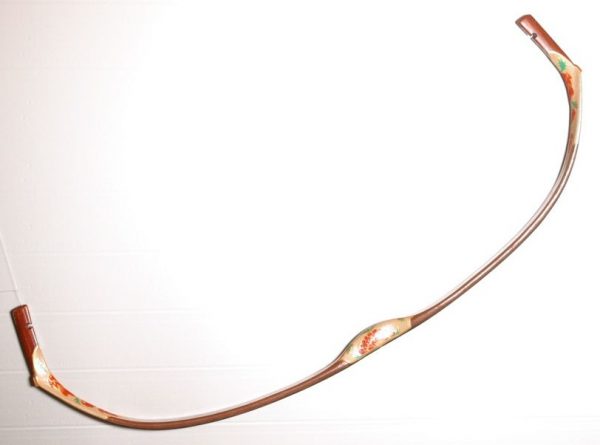 Traditional Turkish hand painted recurve bow G/415-1788