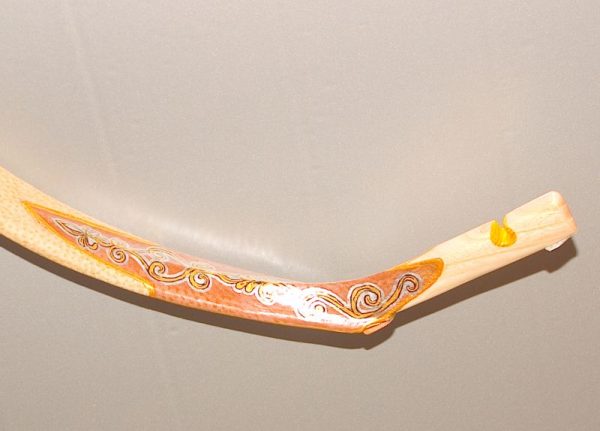 Traditional Turkish hand painted recurve bow G/361-1576