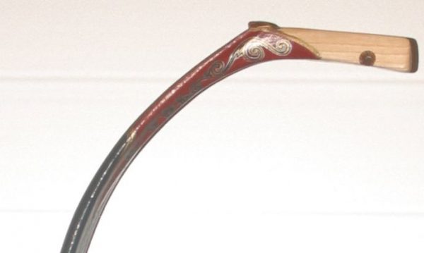 Traditional Turkish hand painted recurve bow G/287-1795