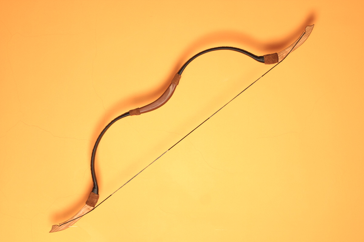 Traditional Mongolian recurve bow T/214-496