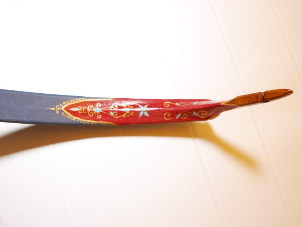 Traditional Turkish hand painted recurve bow G/334-1556