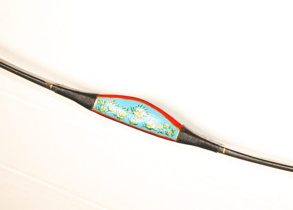 Biocomposite hand painted Turkish bow G/123-1828